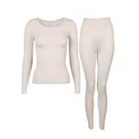 完型 WEARX 亲肤轻盈柔软束身保暖内衣裤男女套装