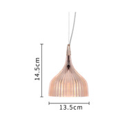 Kartell É 吊灯 树脂 粉红色