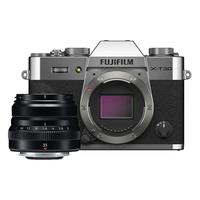 FUJIFILM/富士 2610万像素 微单相机套机 XF35F2镜头  XF35F2 银色