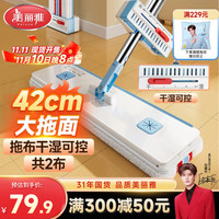 美丽雅 任嘉伦同款 平板拖把 42cm 2块布