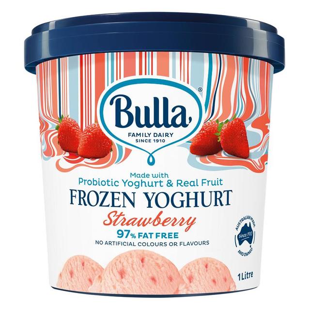 Bulla 果味酸奶草莓树莓芒果杯装冰淇淋