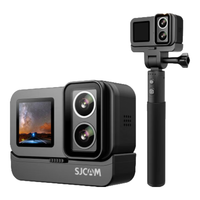 SJCAM 速影SJ20续航版夜拍双镜头防抖防水运动相机摩托车头盔骑行记录仪户外直播预录vlog钓鱼头戴128卡