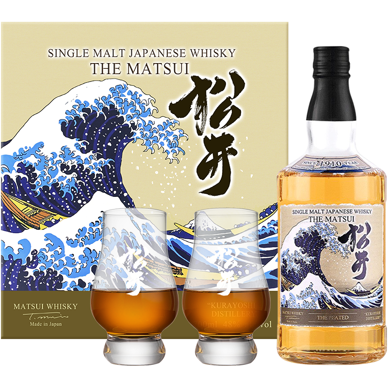 松井（THE MATSUI）单一麦芽威士忌橡木桶味/水楢桶味/樱花味日本洋酒年货 松井水楢桶威士忌700mL1瓶