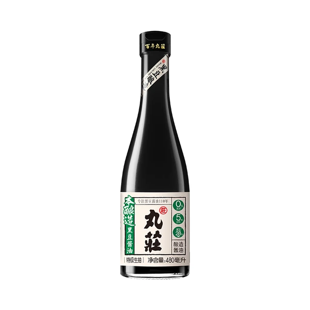 丸莊 丸庄特级黑豆本酿造酱油 零添加 480ml