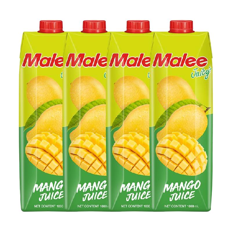  Malee/玛丽 浓缩 芒果汁  4000ml 包装 4瓶