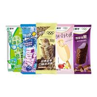 蒙牛冰淇淋雪糕冰+绿色心情绿莎莎经典香草酷爱纯脆香芋香草口味