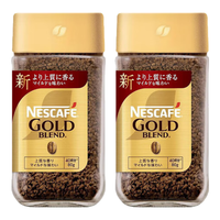 Nestlé 雀巢 金牌咖啡冻干速溶咖啡粉拿铁美式醇品黑咖啡研磨咖啡豆 金牌原味80g*2瓶