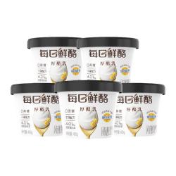 蒙牛 每日鲜酪0蔗糖原味400g*1桶