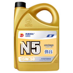 高德润达 机油半合成汽机油汽车保养发动机油劲音N5系列 SL级15w-50 4L  半合成SL级15W-50
