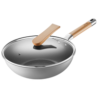 COOKER KING 炊大皇 CG32QY 轻悦炒锅(32cm、不粘、有涂层、316L不锈钢)