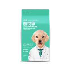 凯锐思 狗粮幼犬成犬通用牛肉味狗粮2kg