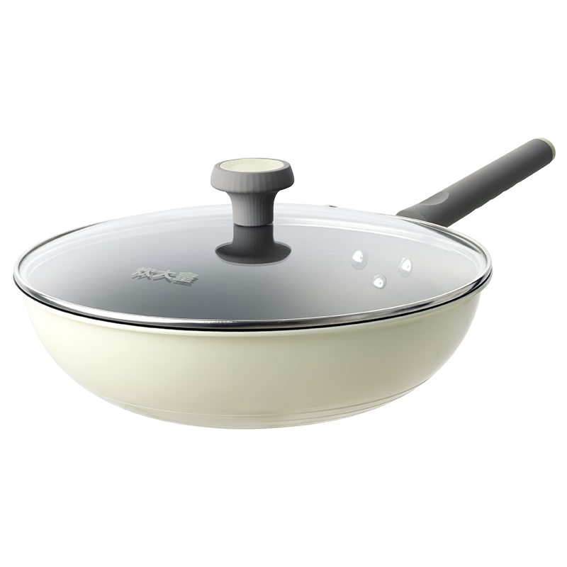 新品|无油烟可视不粘锅 32cm