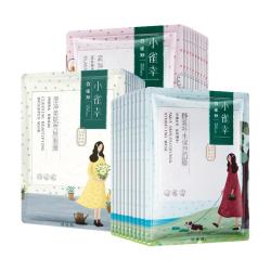 小雀幸 百雀羚（PECHOIN）小雀幸面膜缤纷装30片补水透亮保湿(滢润+澄静+紧弹)生日礼物