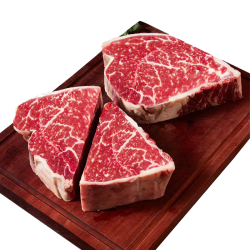 zenew 阿根廷原切牛排  套餐生鲜 眼肉2片+西冷2片（800g）