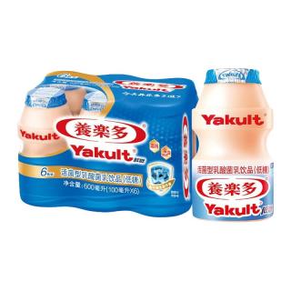 养乐多 活性乳酸菌饮品原味0脂益生菌低糖低温含乳饮料100ml*20瓶