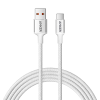 ANKER安克 6A快充100W车载Carplay充电线USB转Type-C数据线 适用iphone16/15ProMax华为荣耀小米1.5米白