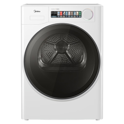 美的 10KG热泵式烘干机家用 超薄大筒径 小白鲸系列 1:1正反转MH100WJ3
