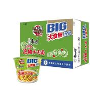 康师傅 泡椒牛肉 方便面 112g×12桶 包装 1344g