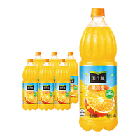 Minute Maid美汁源果粒橙 750ml 1.25L 1.8L大瓶装整箱瓶装果肉果味橙汁饮料 果粒橙1.8L*6