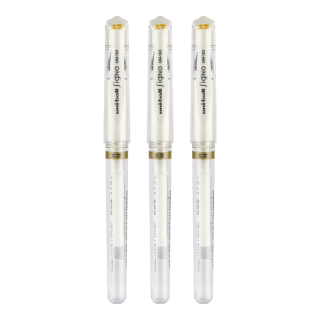 uni 三菱（三菱铅笔 uni）高光笔UM-153高光白笔1.0mm手绘金银白色签字笔油漆笔中性笔婚礼会议签