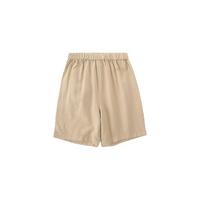 巴厘小猪宝宝短裤夏季薄款婴儿五分裤女童中裤男童休闲裤儿童下装裤子 卡其黄 90cm