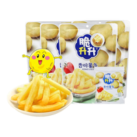 脆升升 休闲小吃零食非膨化食品香脆马铃薯鲜切薯条 番茄味100g*1包速食