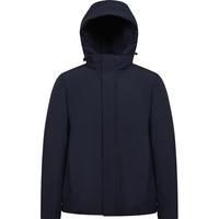 波司登奥莱男装鹅绒风衣式可脱卸内胆连帽微弹面料羽绒服