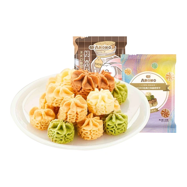 AKOKO 曲奇饼干 3口味（原味+咖啡+抹茶）
