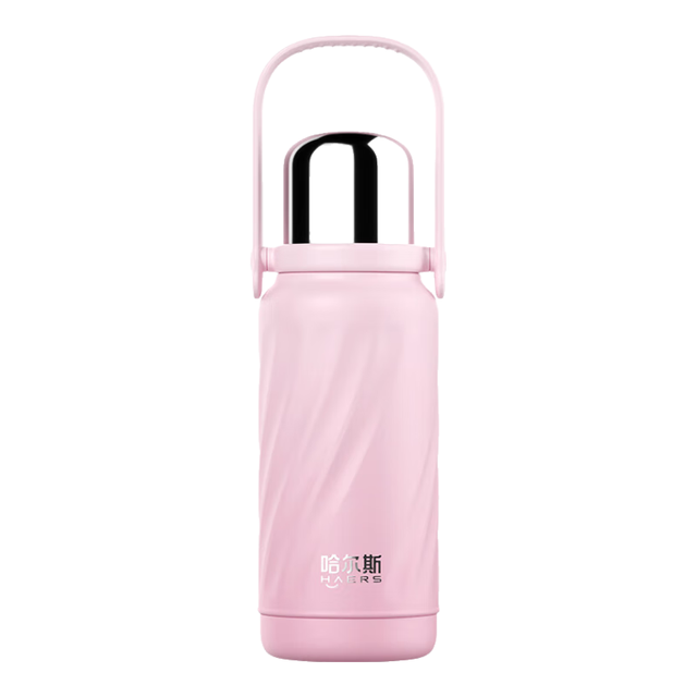 HAERS 316不锈钢保温杯 草莓粉 980ml