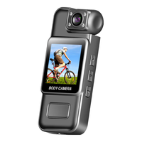 XVVMI小米机适用超清摄像机执法记录仪随身便携式摄像头背夹携身佩戴录音录像机骑行行车防抖运动相机 64G高速卡【4k录像录音+手机直连+屏幕回放】