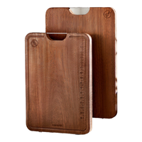 九阳（Joyoung）黑金檀木砧板家用整木菜板抗菌防霉面板切菜板剁骨板案板TB350 【抗菌加厚】黑金檀 45*30*2.5cm