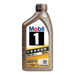 美孚 一号 纵驰版 专属表现全合成机油  5W-40 A3B4 SP级 1L  纵驰5W-40 SP级