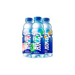 脉动 三口味青柠桃子雪柚橘子600ML低糖维生素出游做运动饮料 青柠*2+蜜桃1+橘子1