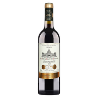 法殿法国红酒 城堡AOC干红葡萄酒 750ml 单瓶年货装