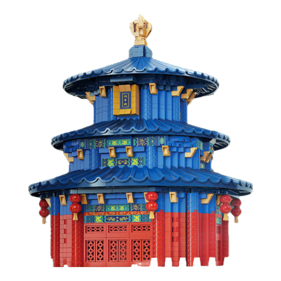 MOYU BLOCK 魔域积木 地标建筑系列 MY92005 天坛祈年殿