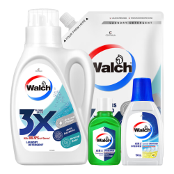 威露士 la有氧洗4件套(洗衣液1L+500ml+内衣洗90ml+消毒液60ml)