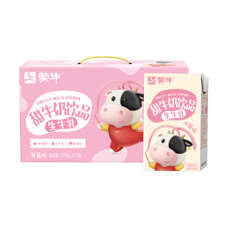 蒙牛 酸酸乳系列 草莓味 配制型含乳饮料  24盒