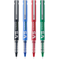 百乐PILOT直液式针管笔BXC-V5中性笔0.5签字笔升级版大V5可换墨胆