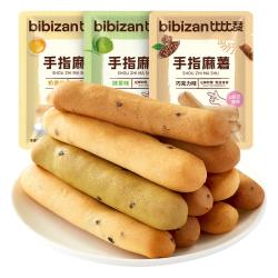 比比赞 手指麻薯软面包早餐整箱速食下午茶解馋零食休闲食品小吃批