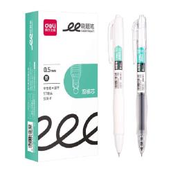 得力 按动中性笔0.5mm