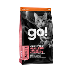 GO! SOLUTIONS 加拿大原装进口go猫粮成猫幼猫多肉无谷全阶段猫粮 三文鱼 鳕鱼7.26kg