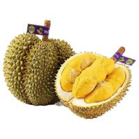 沐小七果蔬 泰国金枕榴莲 支持包五房【JD-可】鲜果整个水果 百里挑一果型 5-6斤（包4-6房） 【干包黄肉果】 百里挑一果型 5-6斤（包4-5房）