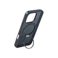ESCASE适用苹果16Promax手机壳iPhone16Promax磁吸支架保护套MagSafe支点壳防摔抗指纹防震深邃黑
