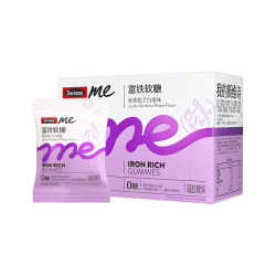 斯维诗 Me 斯维诗富铁软糖45粒 枣香栀子白毫味 含EDTA铁钠阿胶肽粉人参提取物 富铁软糖45粒