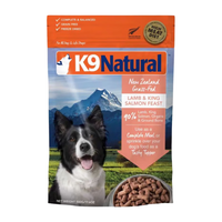 K9Natural生骨肉主食冻干狗粮 全年龄段通用犬粮 新西兰 羊肉帝王鲑500g效期至24年9月