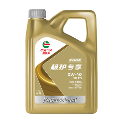 嘉实多 先进全合成汽机油 极护专享  API SP/C3 0W-40 4L 极护0W-40 C3 SP级