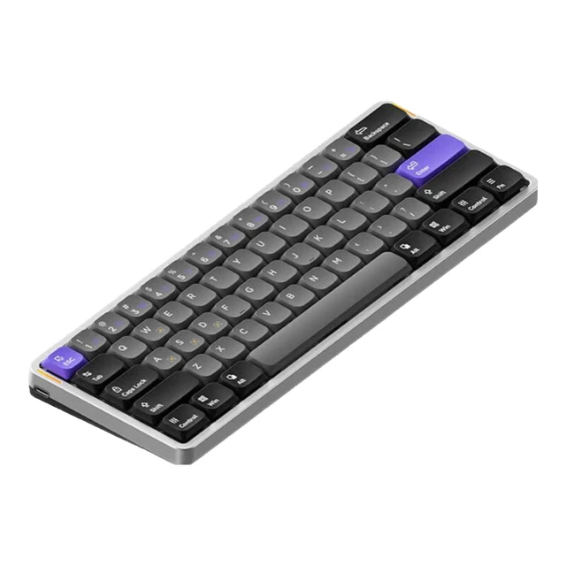  NuPhy 磁玉mini轴 矮磁轴键盘  太空银 RGB