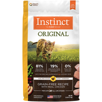 Instinct百利猫粮套装 无谷鸡肉+无谷鸡肉猫罐头 无谷鸡11磅+无谷鸡5.5oz*12罐