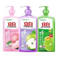 立白 APG薄荷桃子味不伤手洗洁精家用实惠装洗碗液厨房商用餐饮瓶1kg/1瓶