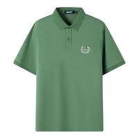 [冰丝]Navigare意大利小帆船夏季灰色翻领POLO衫男士休闲短袖T恤